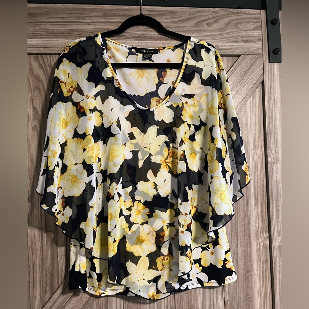 Adele & May Layered Floral Top